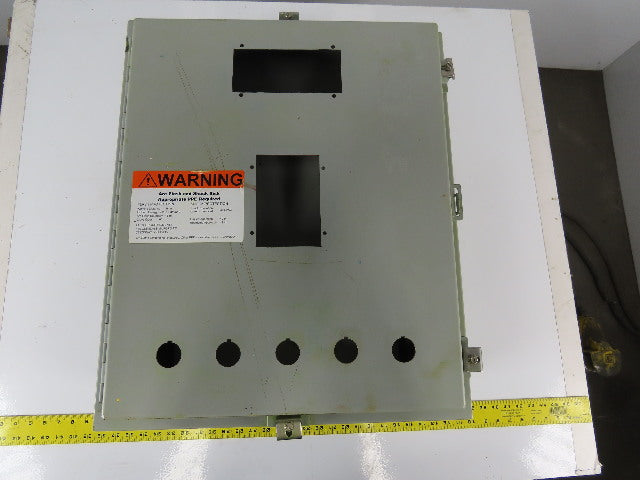 24"x20"x10" Hinged Door Wall Mount Electrical Enclosure W/Back Plate