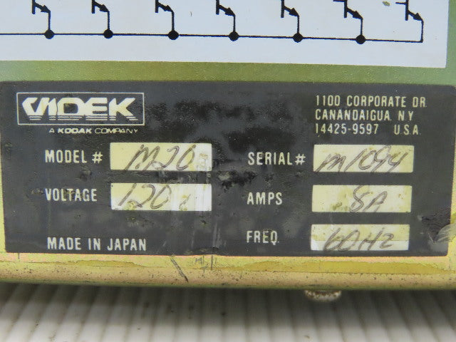 Sunx IX-C100-M20 Image Sensor Controller 120V .8A