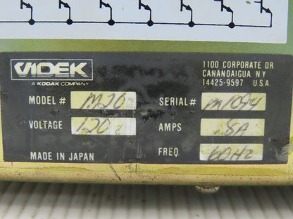 Sunx IX-C100-M20 Image Sensor Controller 120V .8A