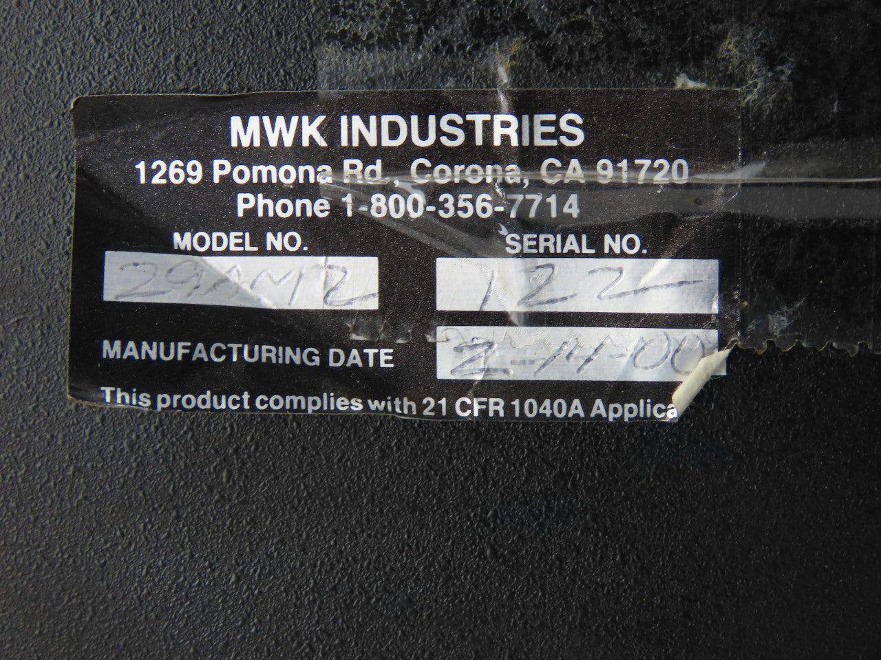 MWK Industrial 29AM2 Industrial Laser