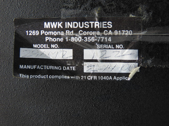 MWK Industrial 29AM2 Industrial Laser