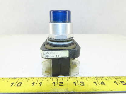 Allen Bradley 800T-QT10 Blue Push Button Switch 1N.O 1N.C 120V Series T