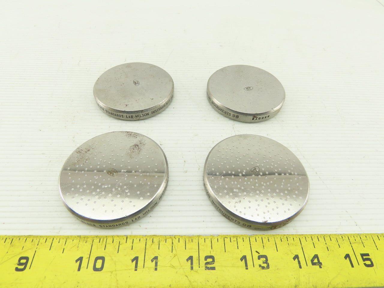 Wilson Rockwell 96 Standard Test Block HRB Lot of 4