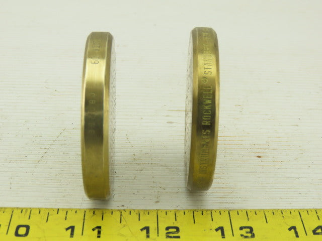 Wilson Rockwell 09 Standard Test Block HRB Lot of 2