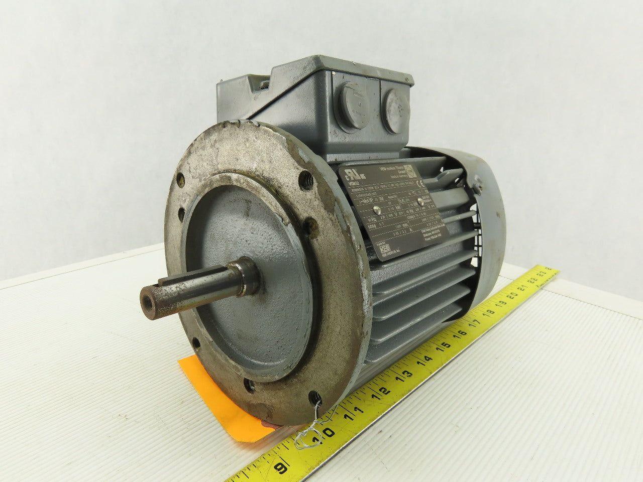 WEG 0.75Kw Electric Motor 230/460V 3Ph 1690/1715RPM 56C Frame