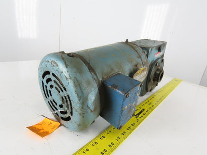 Boston Gear 1-1/2Hp Speed Reducer Gear Motor  20:1 W/Baldor VM3557T 230/460V 3Ph