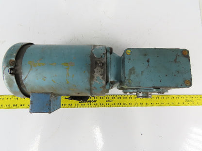 Boston Gear 1-1/2Hp Speed Reducer Gear Motor  20:1 W/Baldor VM3557T 230/460V 3Ph