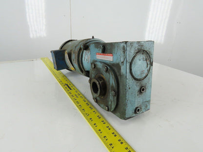 Boston Gear 1-1/2Hp Speed Reducer Gear Motor  20:1 W/Baldor VM3557T 230/460V 3Ph
