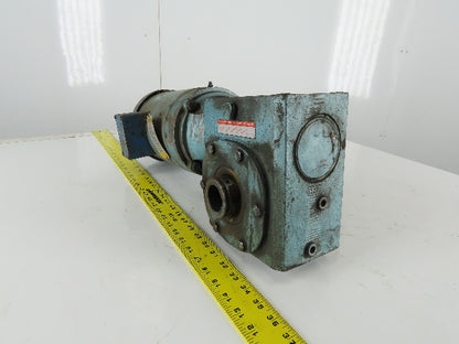 Boston Gear 1-1/2Hp Speed Reducer Gear Motor  20:1 W/Baldor VM3557T 230/460V 3Ph