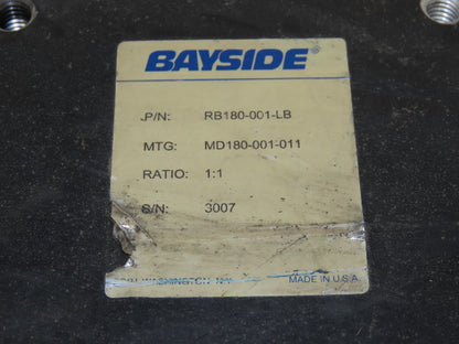 Bayside RB180-001-LB Right Angle Precision Gearhead Gear Box 1:1 Ratio