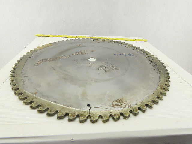 20" Non-Ferrous Metal Circular Saw Blade 72 Tooth Carbide Re-Sharpened 30MM Bore