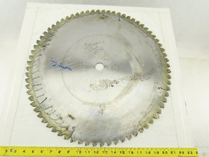 20" Non-Ferrous Metal Circular Saw Blade 72 Tooth Carbide Re-Sharpened 30MM Bore