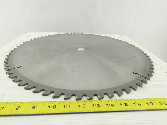 20" Non-Ferrous Metal Cutting Circular Saw Blade 72 Tooth Carbide Re-Sharpened