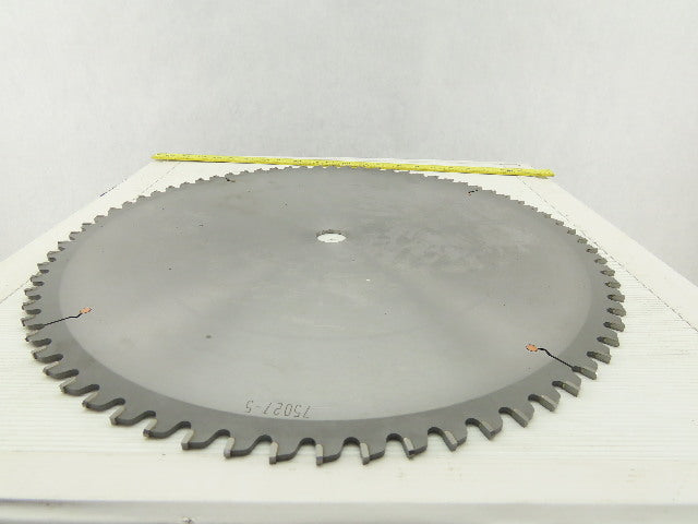 20" Non-Ferrous Metal Cutting Circular Saw Blade 72 Tooth Carbide Re-Sharpened