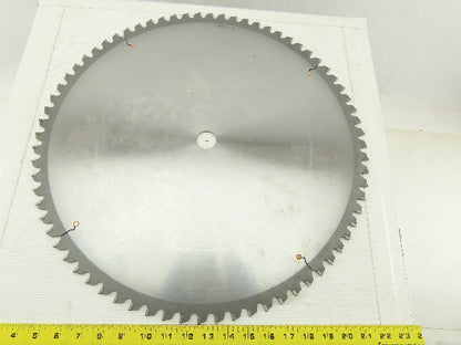20" Non-Ferrous Metal Cutting Circular Saw Blade 72 Tooth Carbide Re-Sharpened