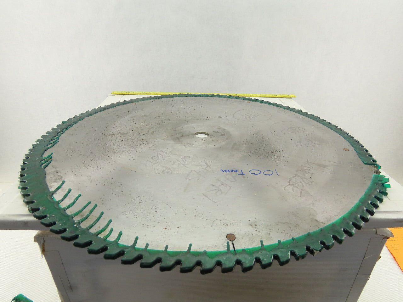 25-3/4" Non-Ferrous Metal Cutting Saw Blade 100 Tooth Carbide Re-Sharp 30MM Bore