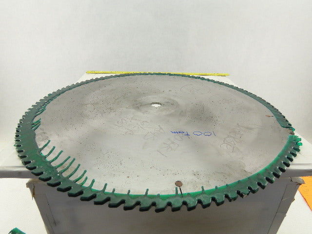25-3/4" Non-Ferrous Metal Cutting Saw Blade 100 Tooth Carbide Re-Sharp 30MM Bore