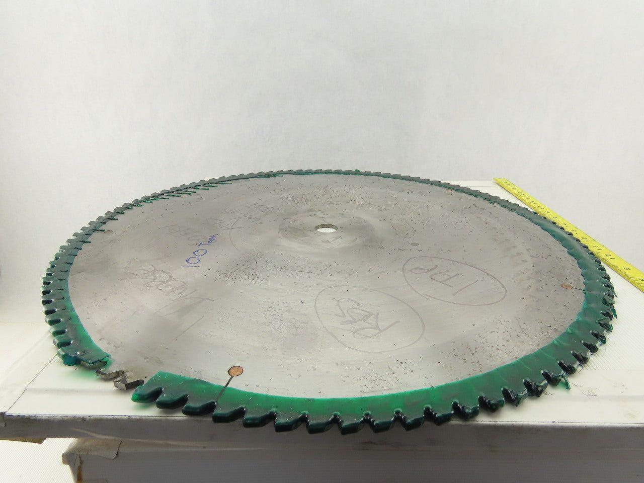 25-3/4" Non-Ferrous Metal Cutting Saw Blade 100 Tooth Carbide Re-Sharp 30MM Bore