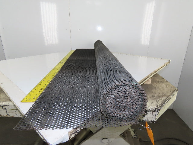 Carbon Steel Chain Mail Mesh Conveyor 60" wide x 108" Long