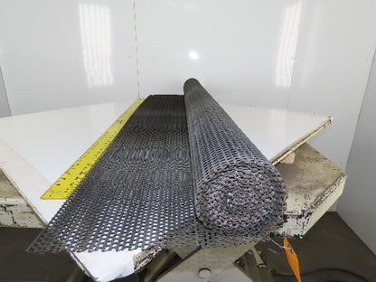 Carbon Steel Chain Mail Mesh Conveyor 60" wide x 108" Long