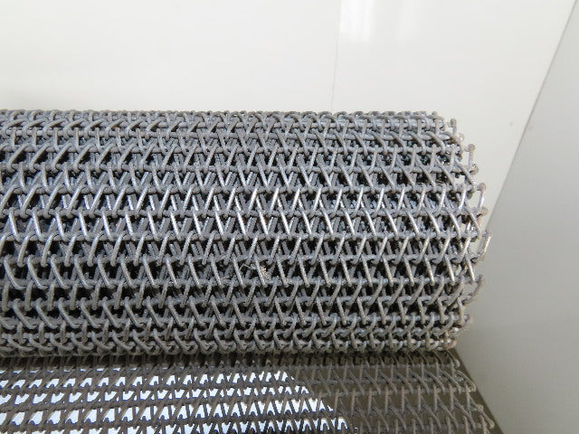 Carbon Steel Chain Mail Mesh Conveyor 60" wide x 108" Long