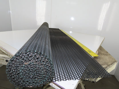 Carbon Steel Chain Mail Mesh Conveyor 60" wide x 108" Long