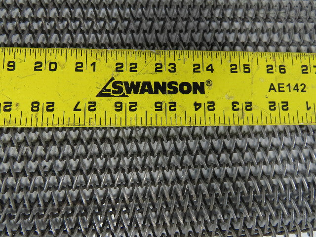 Carbon Steel Chain Mail Mesh Conveyor 60" wide x 156" Long