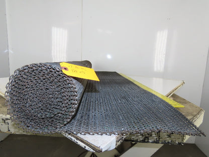 Carbon Steel Chain Mail Mesh Conveyor 60" wide x 156" Long