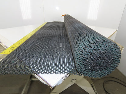 Carbon Steel Chain Mail Mesh Conveyor 60" wide x 156" Long