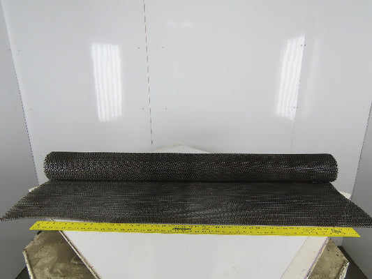 Carbon Steel Chain Mail Mesh Conveyor 60" wide x 156" Long