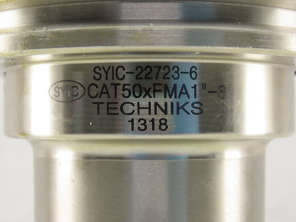 SYIC Techniks SYIC-22723-6 CAT50xFMA 1"-6" Shell/Face Mill Tool Holder