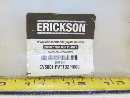 Erickson CV50BHPVTT16M800 CAT50 16mm Shrink Fit Endmill Holder 800mm Projection