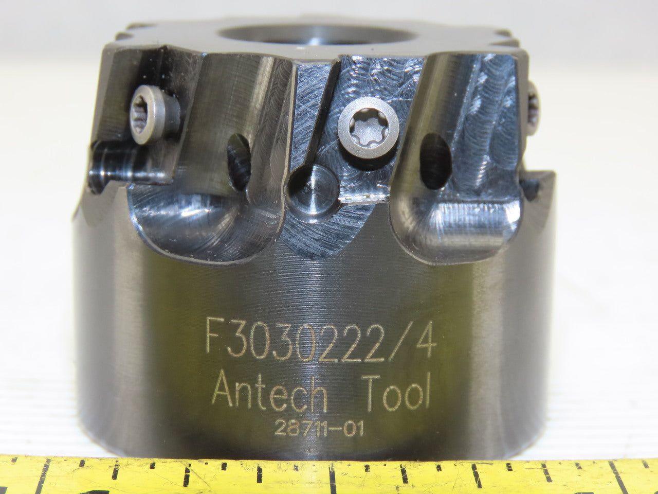 Antech F3030222/4 Flute Indexing Coolant Thru Face Mill Shell Mill