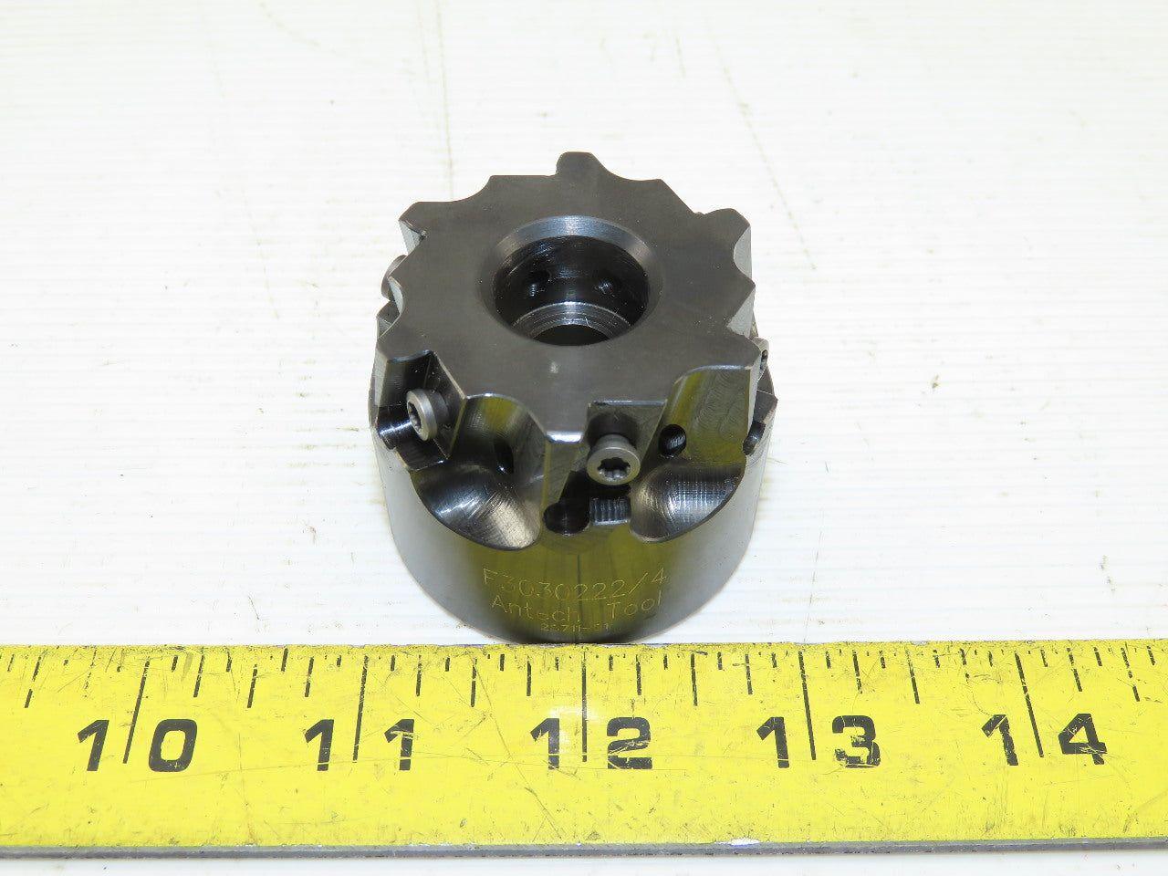 Antech F3030222/4 Flute Indexing Coolant Thru Face Mill Shell Mill