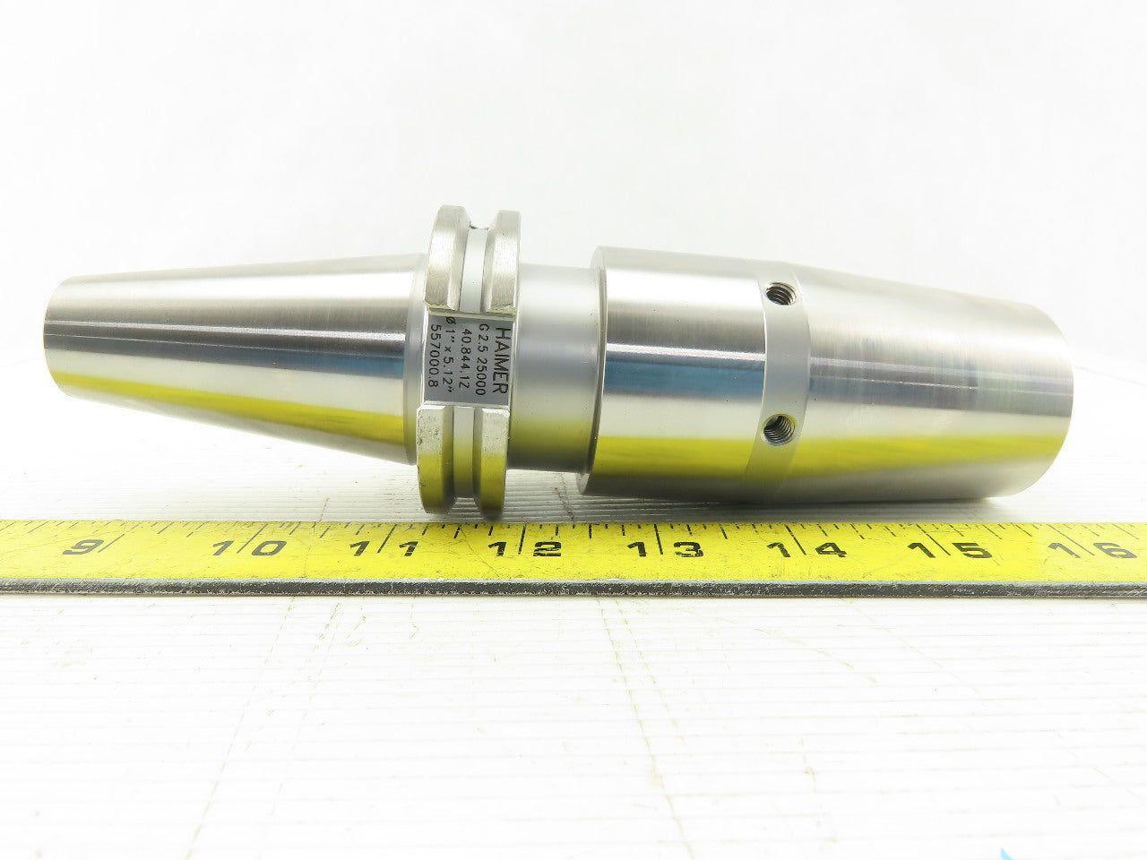 Haimer G2.5 25000 40.844.1Z CAT 40 1" Shrink Fit Chuck tool Holder 5.12" Proj