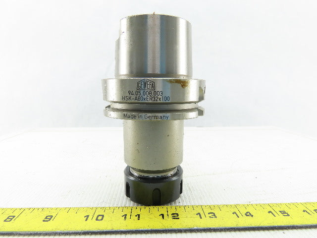 Gewefa HSK-A80 xER32x100 Precision Collet Chuck Tool Holder 100mm Projection