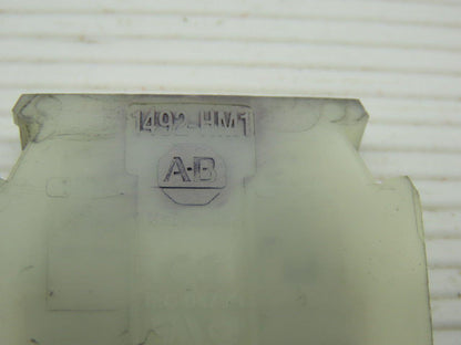 Allen Bradley 1492-HM1 White Terminal Blocks W/ Fuse Holders DIN Lot Of 78