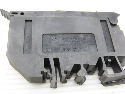 Allen Bradley 1492-HM1 White Terminal Blocks W/ Fuse Holders DIN Lot Of 78