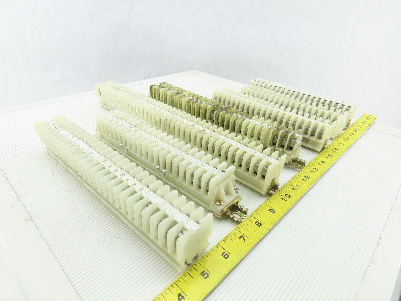 Allen Bradley 1492-CA Electric Terminal Block W/DIN Rail Lot of 166