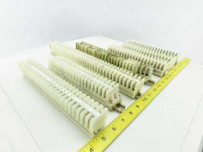 Allen Bradley 1492-CA Electric Terminal Block W/DIN Rail Lot of 166