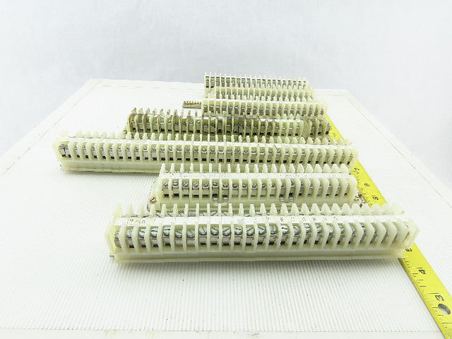 Allen Bradley 1492-CA Electric Terminal Block W/DIN Rail Lot of 166