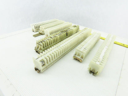 Allen Bradley 1492-CA Electric Terminal Block W/DIN Rail Lot of 166