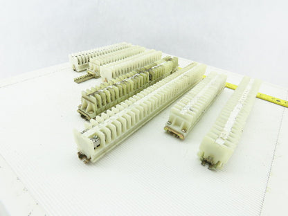 Allen Bradley 1492-CA Electric Terminal Block W/DIN Rail Lot of 166