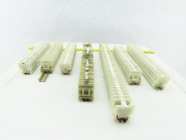 Allen Bradley 1492-CA Electric Terminal Block W/DIN Rail Lot of 166