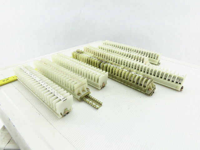 Allen Bradley 1492-CA Electric Terminal Block W/DIN Rail Lot of 166