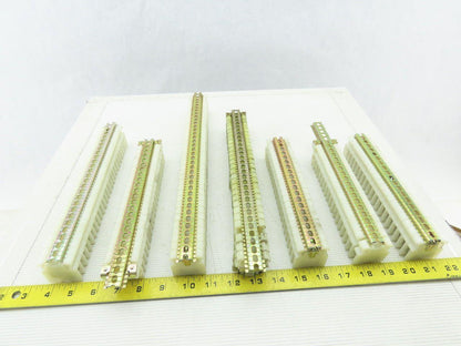 Allen Bradley 1492-CA Electric Terminal Block W/DIN Rail Lot of 166