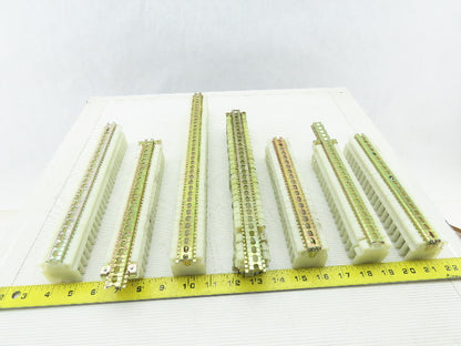 Allen Bradley 1492-CA Electric Terminal Block W/DIN Rail Lot of 166