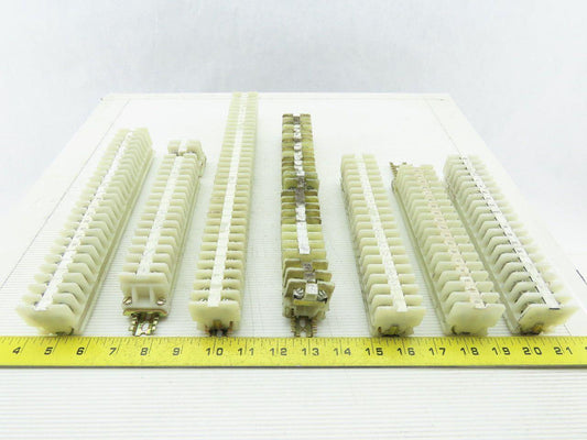 Allen Bradley 1492-CA Electric Terminal Block W/DIN Rail Lot of 166