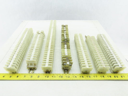 Allen Bradley 1492-CA Electric Terminal Block W/DIN Rail Lot of 166