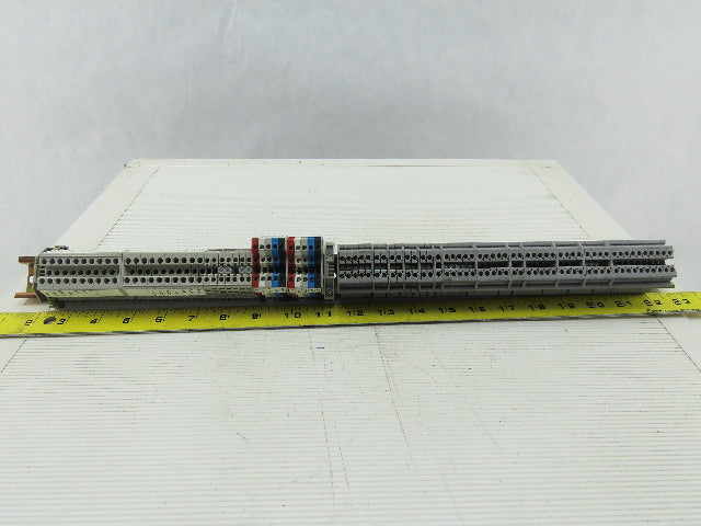 Connectwell CTS2.5UN Terminal Blocks 800V 32A 22-12 Awg DIN Rail Misc Lot of 86